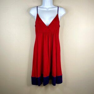Express Vintage Y2K Womens BABYDOLL Slip Dress Sz‎ S Red ROMANTIC Feminine Flowy